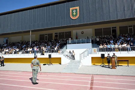 Heydər Əliyev adına Hərbi İnstitutda gənc kursantların andiçmə mərasimi keçirilib