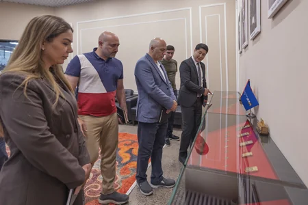 Azerbaijani delegation visits Altynken gold mine and gold refinery in Kyrgyzstan