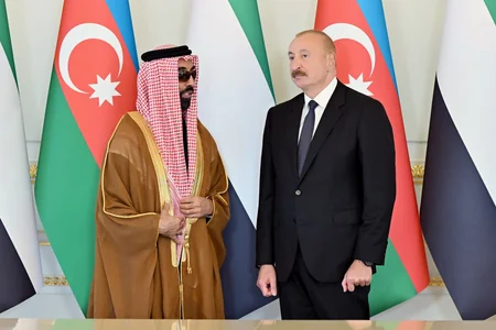 İlham Əliyev Birləşmiş Ərəb Əmirliklərinin milli təhlükəsizlik müşavirini qəbul edib