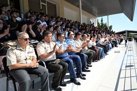 Heydər Əliyev adına Hərbi İnstitutda gənc kursantların andiçmə mərasimi keçirilib