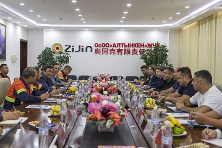 Azerbaijani delegation visits Altynken gold mine and gold refinery in Kyrgyzstan