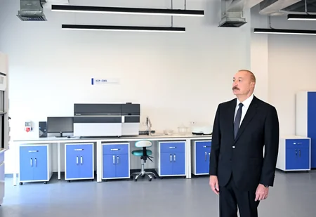 President Ilham Aliyev attends opening of first phase of SABAH.city innovation campus