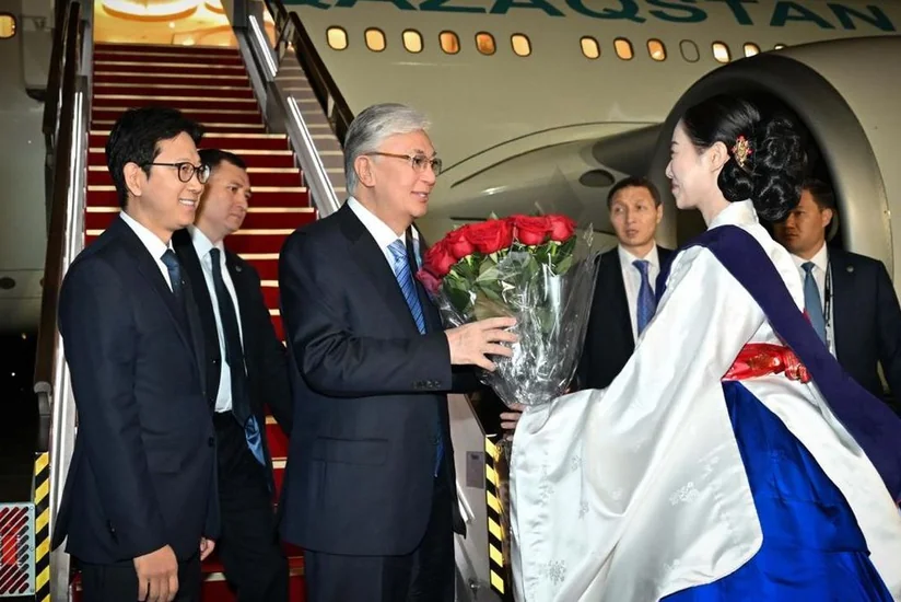Tokayev arrives in Seoul on state visit