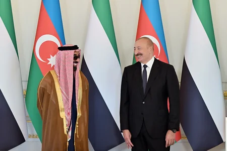 İlham Əliyev Birləşmiş Ərəb Əmirliklərinin milli təhlükəsizlik müşavirini qəbul edib