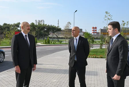 President Ilham Aliyev attends opening of first phase of SABAH.city innovation campus