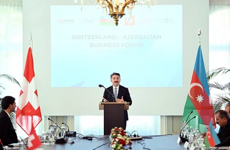 İsveçrə–Azərbaycan Biznes Forumu keçirilib
