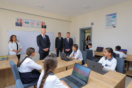 Nehrəmdə yeni məktəb istifadəyə verilib