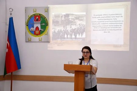 Hərb Tarixi Muzeyində Bakının azad olunmasının 108-ci ildönümünə həsr olunmuş tədbir keçirilib