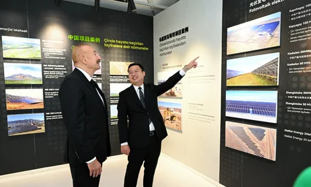 President Ilham Aliyev attends inauguration of Gobustan Solar Power Plant