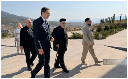 Beynəlxalq konfransın iştirakçıları Xocalı Soyqırımı Memorialı ilə tanış olublar
