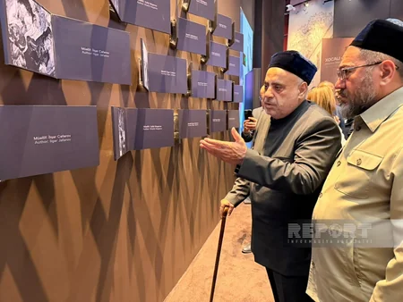 Beynəlxalq konfransın iştirakçıları Xocalı Soyqırımı Memorialı ilə tanış olublar