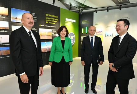 Prezidentin sosial media hesablarında Qobustan GES-in açılışı ilə bağlı paylaşım edilib