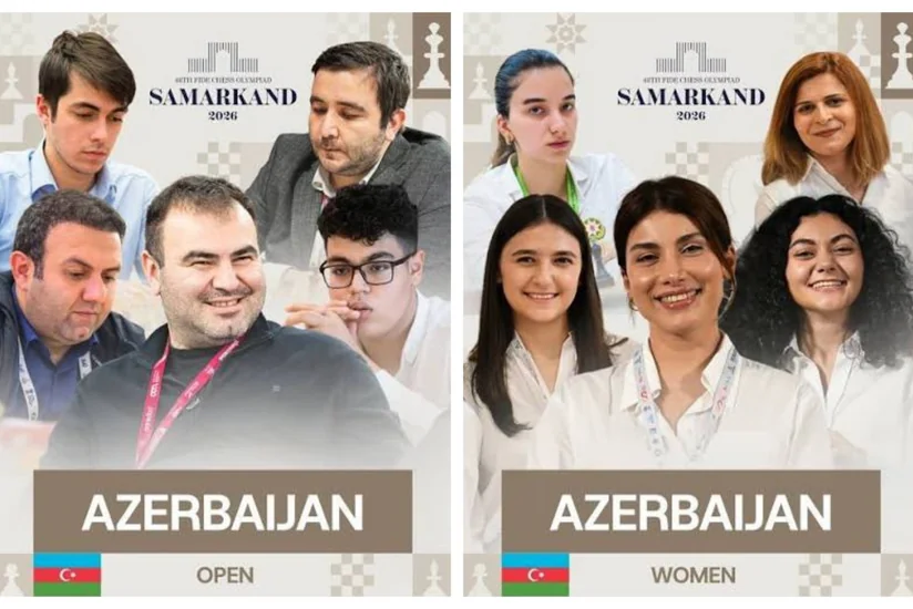 Azərbaycan yığmaları Özbəkistanda 46-cı Ümumdünya Şahmat Olimpiadasında mübarizəyə başlayır