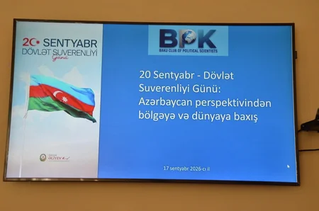 Dövlət Suverenliyi Gününə həsr olunmuş ekspert müzakirəsi keçirilib
