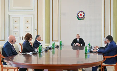 Президент Ильхам Алиев принял руководящих лиц по безопасности стран-членов ОТГ - ОБНОВЛЕНО
