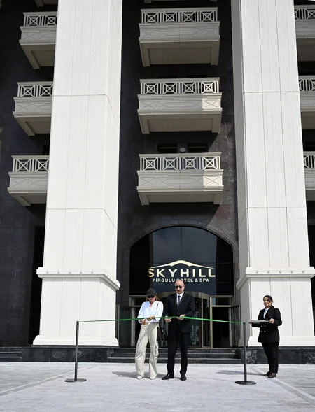 İlham Əliyev Şamaxıda Pirqulu Park hotelinin açılışını edib - YENİLƏNİB