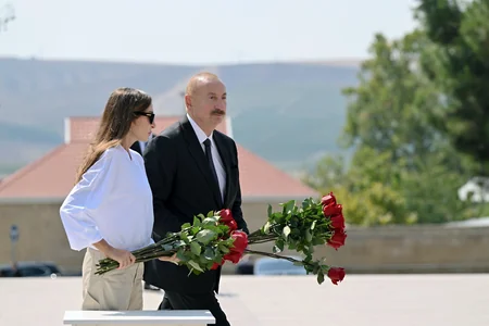 İlham Əliyev və Mehriban Əliyeva Şamaxıya səfər ediblər
