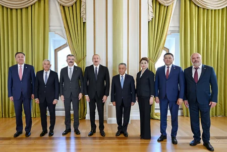 Президент Ильхам Алиев принял руководящих лиц по безопасности стран-членов ОТГ - ОБНОВЛЕНО
