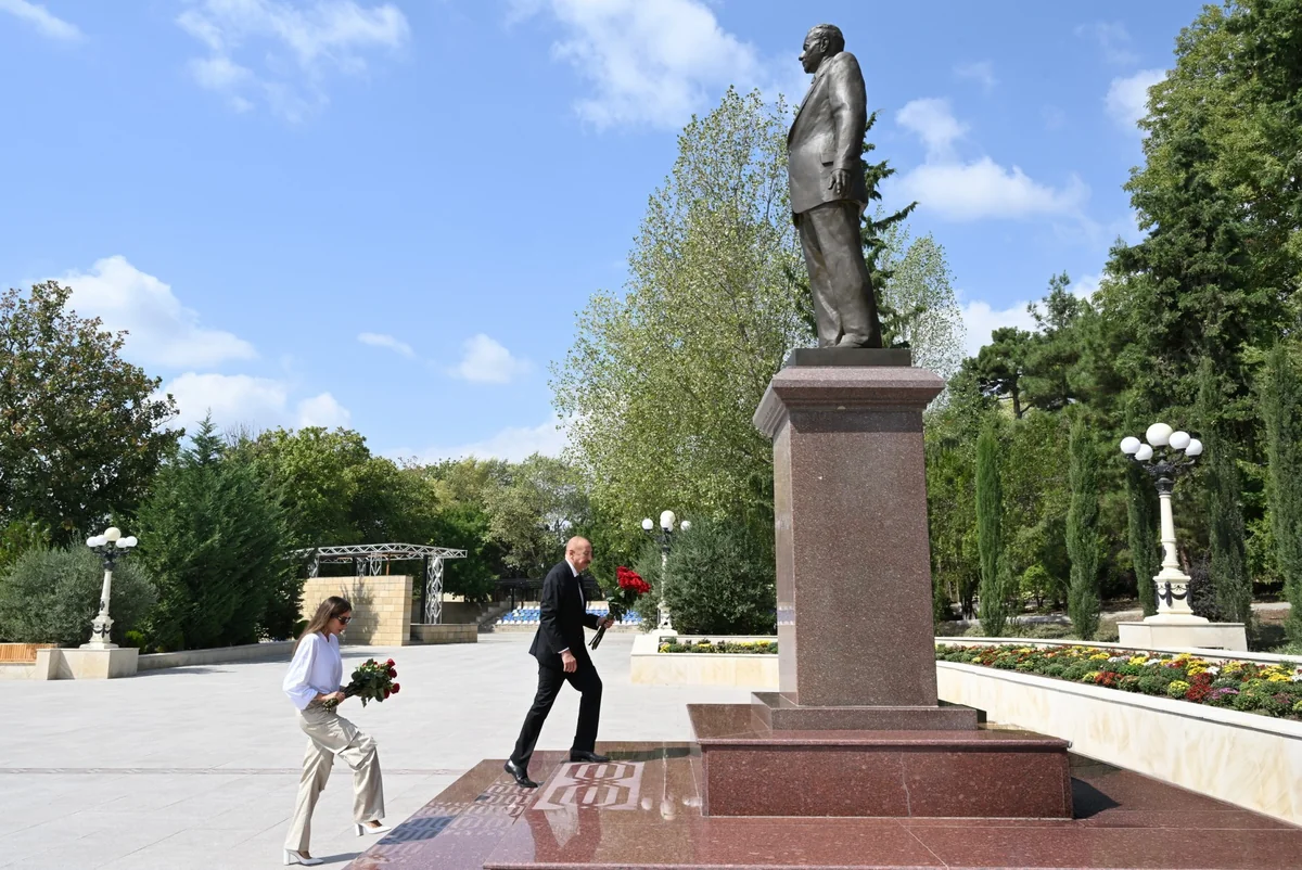 İlham Əliyev və Mehriban Əliyeva Şamaxıya səfər ediblər