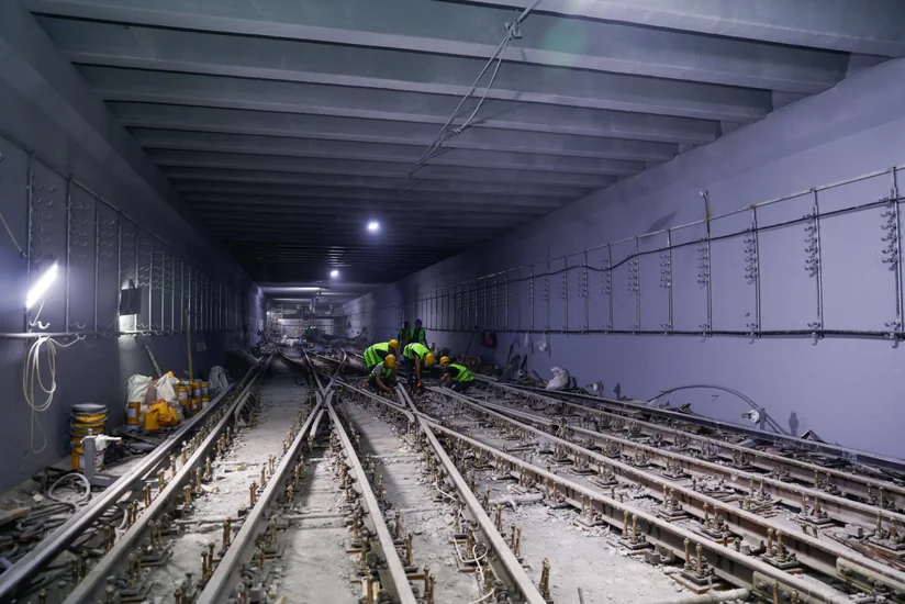 Metronun Həzi Aslanov stansiyasının dalanında əsaslı yenidənqurma işləri yekunlaşır
