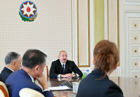 Президент Ильхам Алиев принял руководящих лиц по безопасности стран-членов ОТГ - ОБНОВЛЕНО