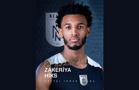 Neftçi ABŞ-dən olan basketbolçu Zakeriya Hiksi heyətinə qatıb