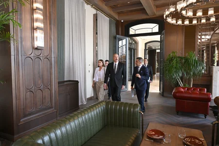 İlham Əliyev Şamaxıda Meysari Grand Hotel & SPA kompleksinin açılışını edib - YENİLƏNİB