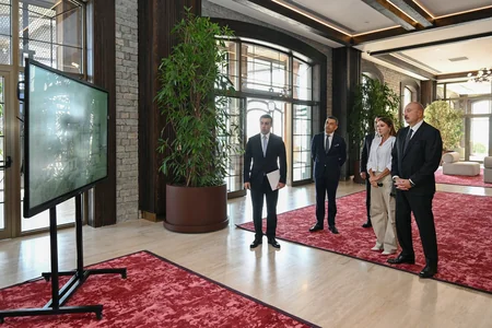 İlham Əliyev Şamaxıda Meysari Grand Hotel & SPA kompleksinin açılışını edib - YENİLƏNİB