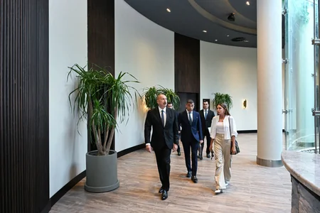 İlham Əliyev Şamaxıda Meysari Grand Hotel & SPA kompleksinin açılışını edib - YENİLƏNİB