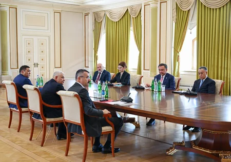 Президент Ильхам Алиев принял руководящих лиц по безопасности стран-членов ОТГ - ОБНОВЛЕНО