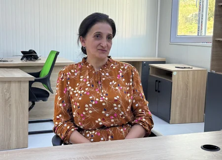 Bahar Muradova Kǝlbəcǝrdə vətəndaşları qəbul edib