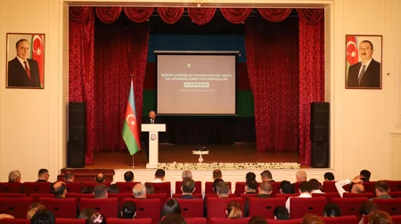 Baş Prokurorluq İsmayıllıda media və vətəndaş cəmiyyəti əməkdaşlığı mövzusunda konfrans keçirib