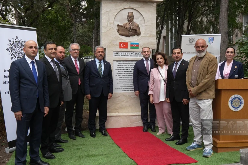 Ankara Universitetində Əhməd Ağaoğlunun barelyefi və auditoriyasının açılışı olub