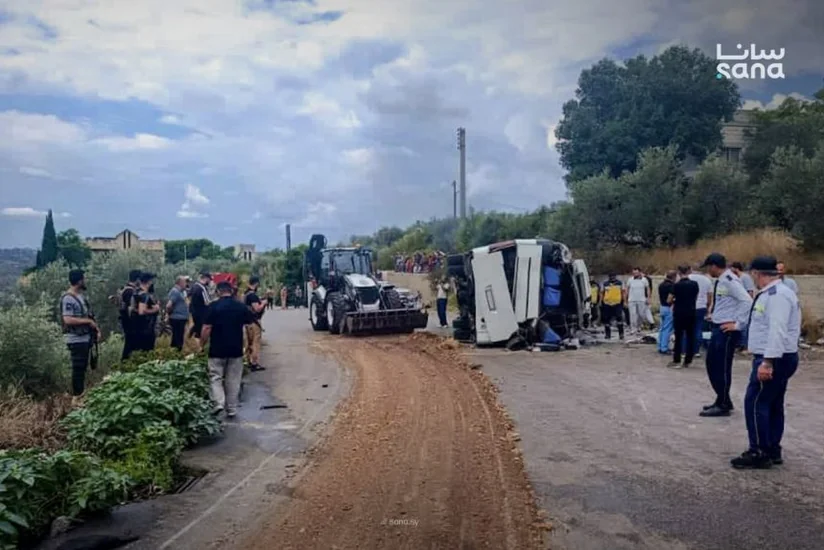 Suriyada yol-nəqliyyat hadisəsində 24 nəfər xəsarət alıb