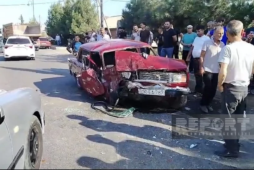 Cəlilabadda zəncirvari qəzada biri azyaşlı olmaqla 3 nəfər yaralanıb