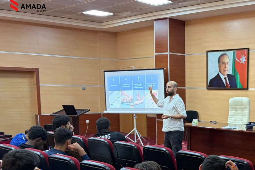 AMADA UEFA Gənclər Liqasında mübarizə aparacaq Qarabağın U-19 komandası üçün seminar keçirib