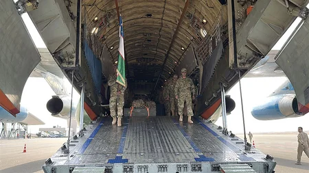 Uzbek delegation arrives in Azerbaijan for joint miltary exercise