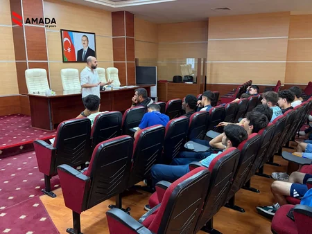 AMADA UEFA Gənclər Liqasında mübarizə aparacaq Qarabağın U-19 komandası üçün seminar keçirib
