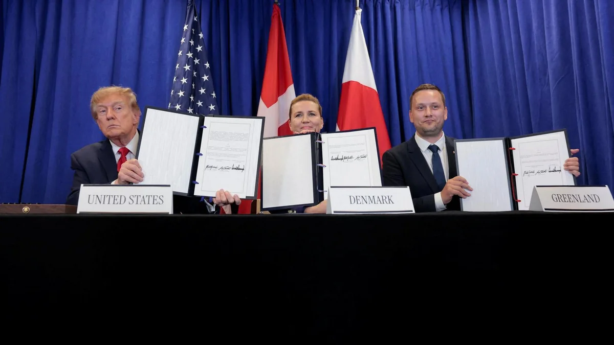 US, Denmark, Greenland sign deal to strengthen security cooperation