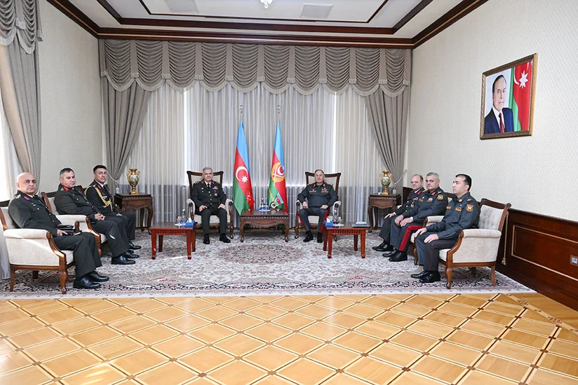 Kərim Vəliyev Türkiyə nümayəndə heyəti ilə birgə təlimi müzakirə edib