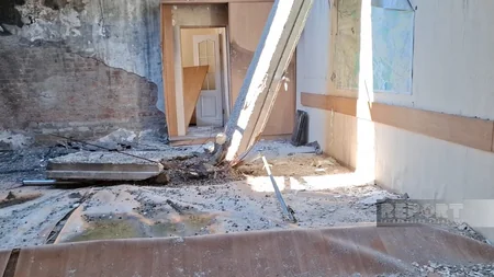 Pavloqradın azərbaycanlı polis rəisinin iş otağı dronla vurulub
