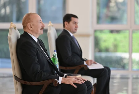 İlham Əliyev İsveçin Azərbaycanda yeni təyin olunmuş səfirini qəbul edib