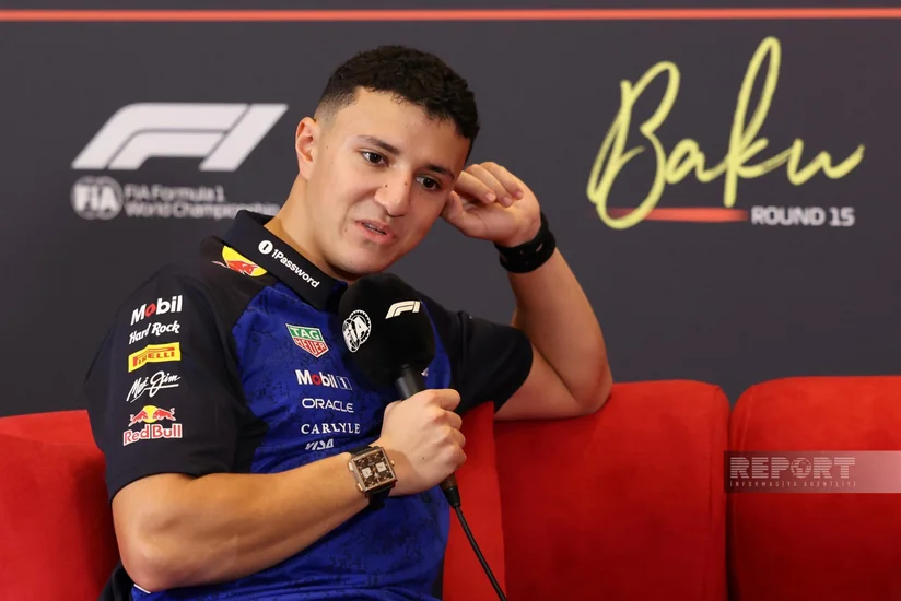Red Bull driver Isack Hadjar says he wants to win in Baku