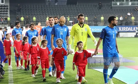 Azərbaycan millisi Tacikistanla matçda hesabı açıb - YENİLƏNİR
