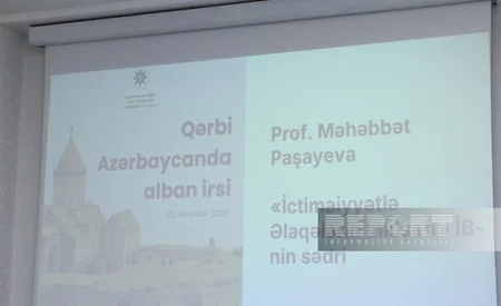 Alban mədəni irsinin beynəlxalq müstəvidə tanıdılması zərurəti vurğulanıb