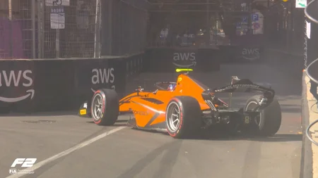 Two drivers retire early from Formula 2 practice in Baku