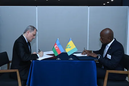 Azerbaijan, Saint Vincent and Grenadines sign protocol on political consultations in New York