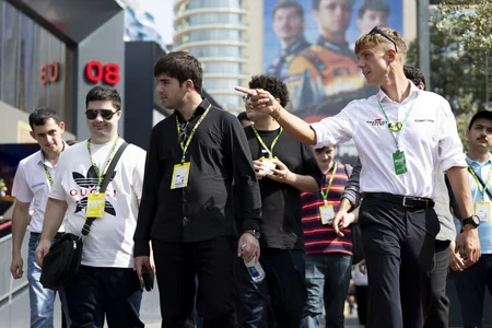 Special paddock tour organized for youth with autism at 10th Azerbaijan Grand Prix
