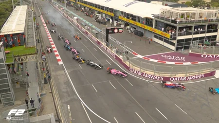 Bakıda keçirilən Formula 2 üzrə Azərbaycan Qran-prisində kütləvi qəza olub - YENİLƏNİB-2