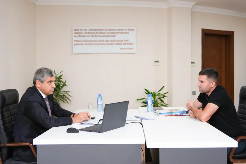 Anar Əliyev Qusarda vətəndaşları qəbul edib